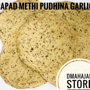 Papad Mathi Pudina Garlic